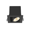Encastré downlight KADUX simple 3000&nbsp;K 38° IP&nbsp;20 carré noir - SLV - 1007551