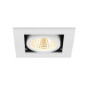 Encastré downlight KADUX simple 3000&nbsp;K 38° IP&nbsp;20 carré blanc - SLV - 1007552