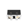 Spot encastré KADUX double 3000&nbsp;K 38° IP&nbsp;20 carré blanc - SLV - 1007560