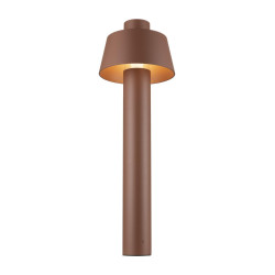 Borne PHOTONI 75 extérieur conique rouille E27 13W IP65 bord de mer - SLV - 1007580