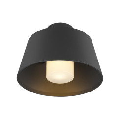 Plafonnier PHOTONI extérieur conique noir E27 13W IP65 bord de mer - SLV - 1007586
