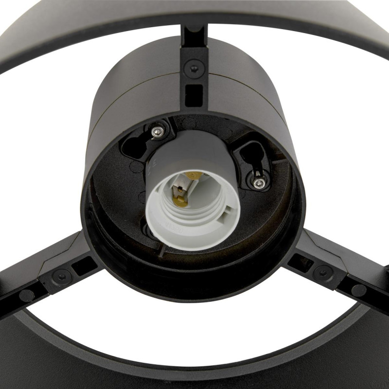 Plafonnier PHOTONI extérieur conique noir E27 13W IP65 bord de mer - SLV - 1007586