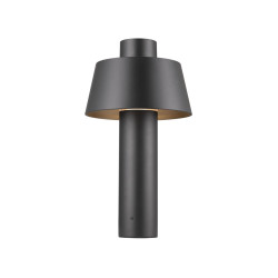 Borne PHOTONI 45 extérieur conique noir E27 13W IP65 bord de mer - SLV - 1007587
