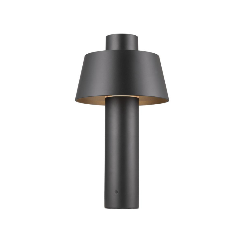 Borne PHOTONI 45 extérieur conique noir E27 13W IP65 bord de mer - SLV - 1007587