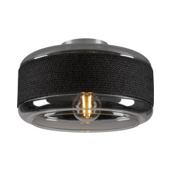 PANTILO ROPE 27 Plafonnier et applique saillie cylindrique 15W gris/argent - SLV - 1007590
