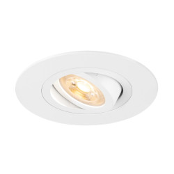 Spot encastré NEW TRIA® 75 XL intérieur orientable blanc GU10 10W IP20 - SLV - 1007624
