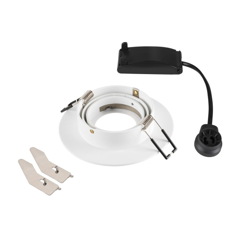 Spot encastré NEW TRIA® 75 XL intérieur orientable blanc GU10 10W IP20 - SLV - 1007624