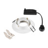 Spot encastré NEW TRIA® 75 XL intérieur orientable blanc GU10 10W IP20 - SLV - 1007624