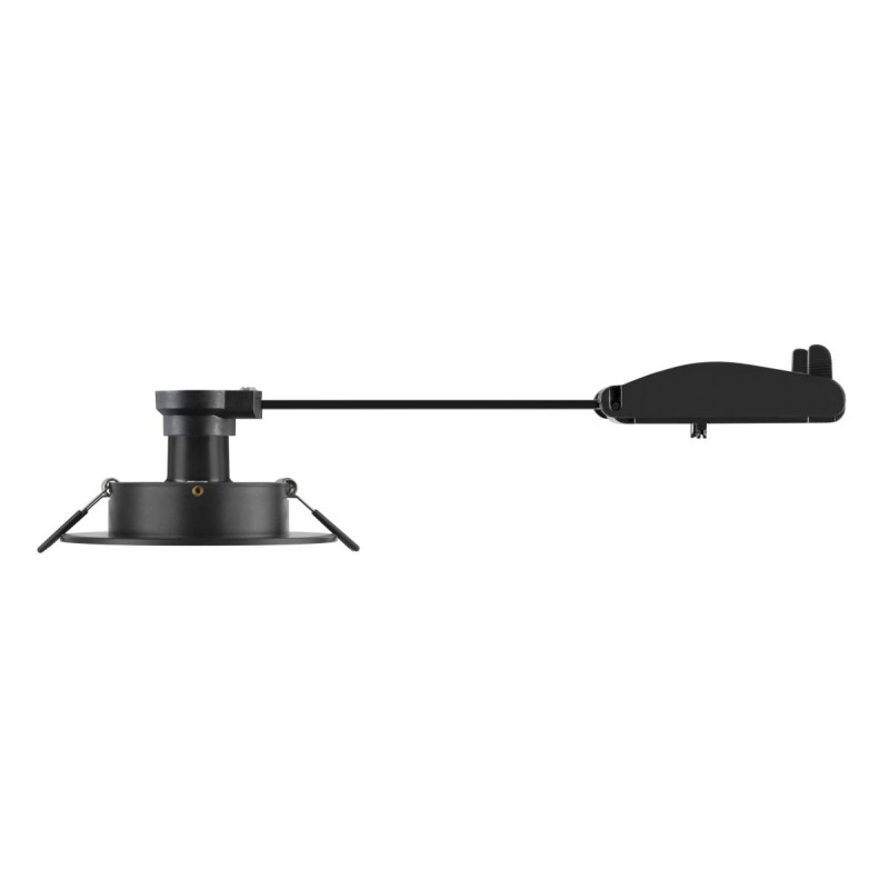 Spot encastré NEW TRIA® 75 XL int rond orientable noir GU10 10W IP20 - SLV - 1007625