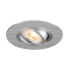Spot encastré NEW TRIA® 75 XL int rond orientable alu GU10 10W IP20 - SLV - 1007626