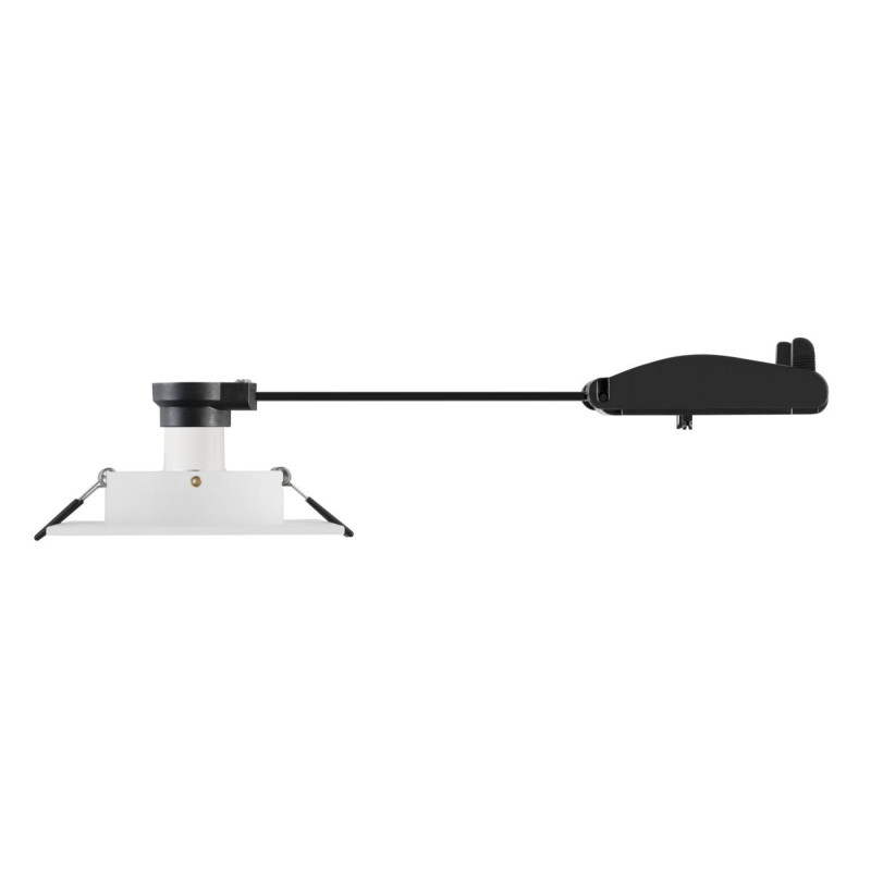 Spot encastré NEW TRIA® 75 XL int carré orientable blanc GU10 10W IP20 - SLV - 1007627