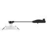 Spot encastré NEW TRIA® 75 XL int carré orientable blanc GU10 10W IP20 - SLV - 1007627