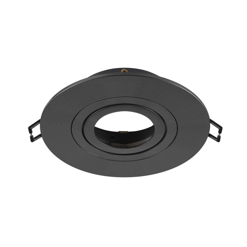 Collerette spot encastré intérieur NEW TRIA® 75 XL rond orientable noir - SLV - 1007631
