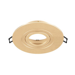 Collerette spot encastré intérieur NEW TRIA® 75 XL rond orientable doré - SLV - 1007633