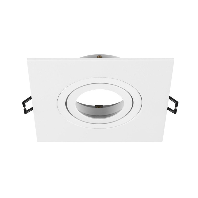 Collerette spot encastré NEW TRIA® 75 XL int carré orientable blanc - SLV - 1007634