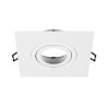 Collerette spot encastré NEW TRIA® 75 XL int carré orientable blanc - SLV - 1007634