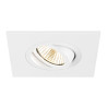 Collerette spot encastré NEW TRIA® 75 XL int carré orientable blanc - SLV - 1007634