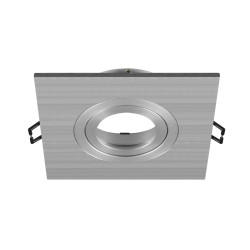 Collerette spot encastré intérieur NEW TRIA® 75 XL carré orientable alu - SLV - 1007636