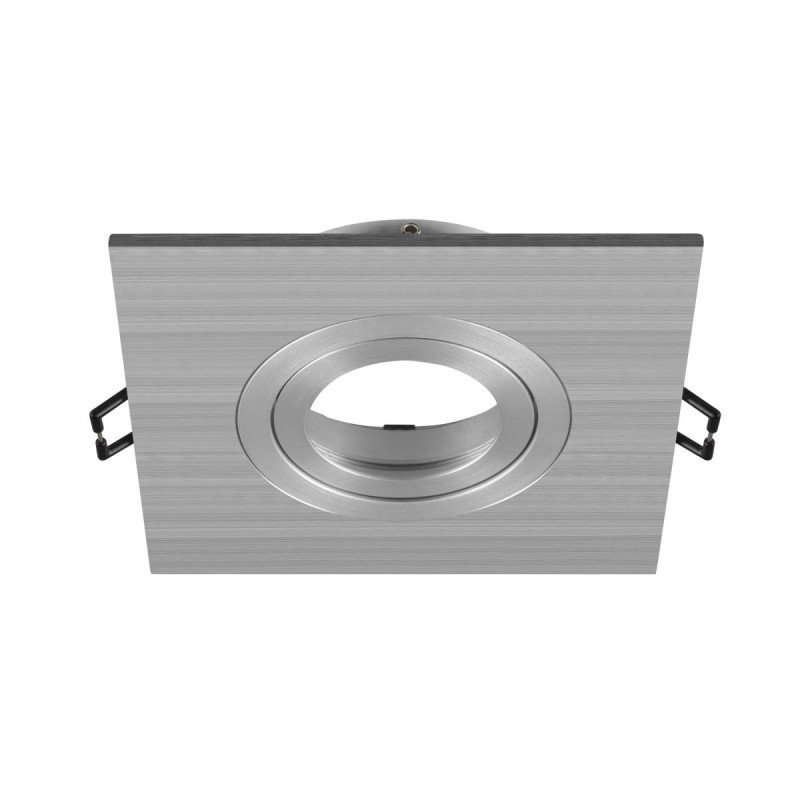 Collerette spot encastré intérieur NEW TRIA® 75 XL carré orientable alu - SLV - 1007636