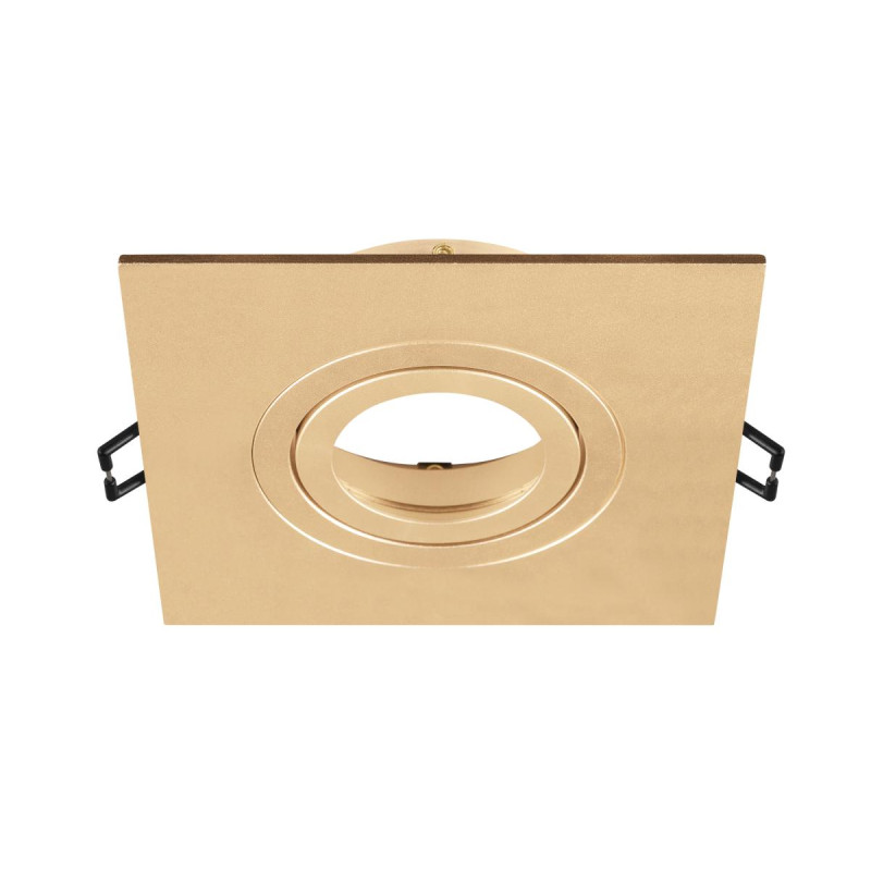 Collerette spot encastré int NEW TRIA® 75 XL carré orientable doré - SLV - 1007637