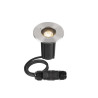 Encastré de sol DASAR® S rond 4W 3000&nbsp;K 24° IP67 cylindrique gris - SLV - 1007680