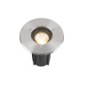 Encastré de sol DASAR® S rond 4W 3000&nbsp;K 24° IP67 cylindrique gris - SLV - 1007680