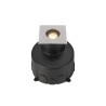 Encastré de sol DASAR® S carré 4W 3000K 24° IP67 cylindrique gris - SLV - 1007681