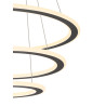 Suspension LED ONE FLAT intérieur noir LED 58W IP 20 - SLV - 1007701