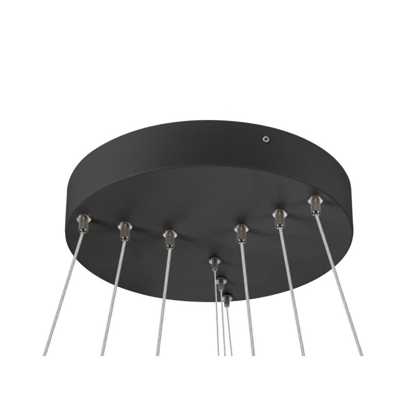 Suspension LED ONE FLAT intérieur noir LED 58W IP 20 - SLV - 1007701