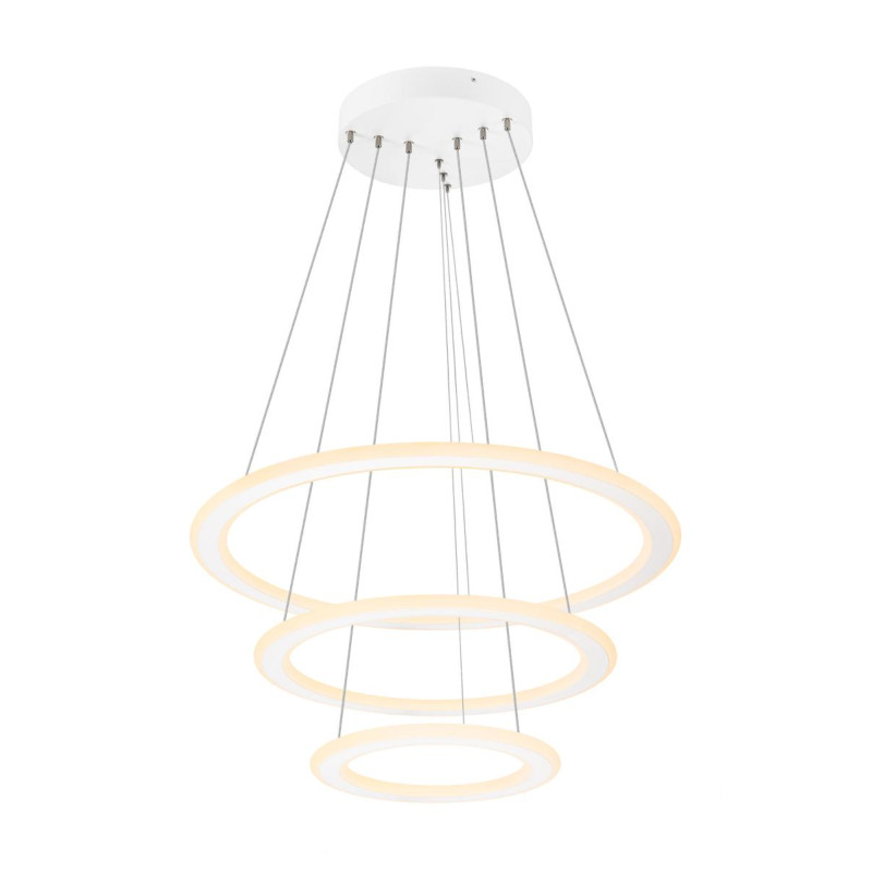 Suspension LED ONE FLAT intérieur blanc LED 58W IP 20 - SLV - 1007702