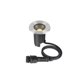 Encastré sol DASAR® M rond 24° 3000K driver DALI acier inoxydable - SLV - 1007810