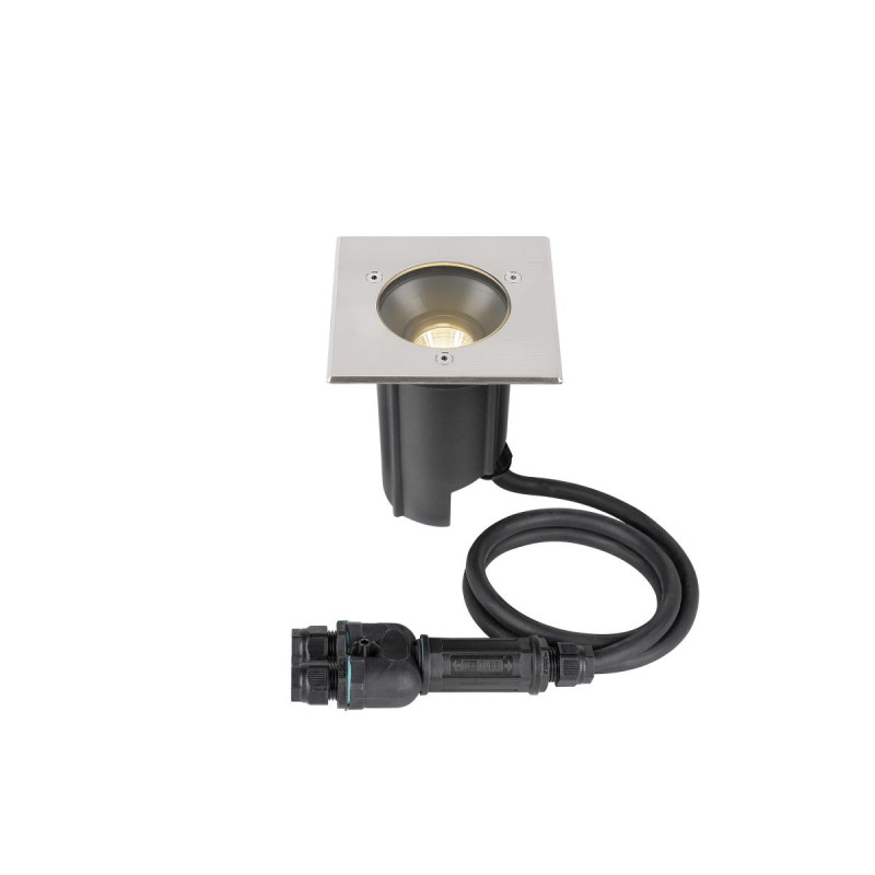 Encastré sol DASAR® M carré 24° 3000K driver DALI acier inoxydable - SLV - 1007811