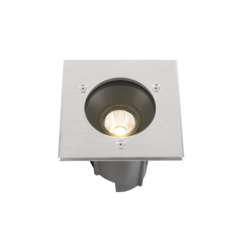Encastré sol DASAR® M carré 24° 3000K driver DALI acier inoxydable - SLV - 1007811
