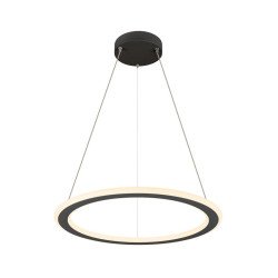 Intérieur ONE FLAT suspension simple L180 cm 2700/3000 K PHASE noir - SLV - 1007855