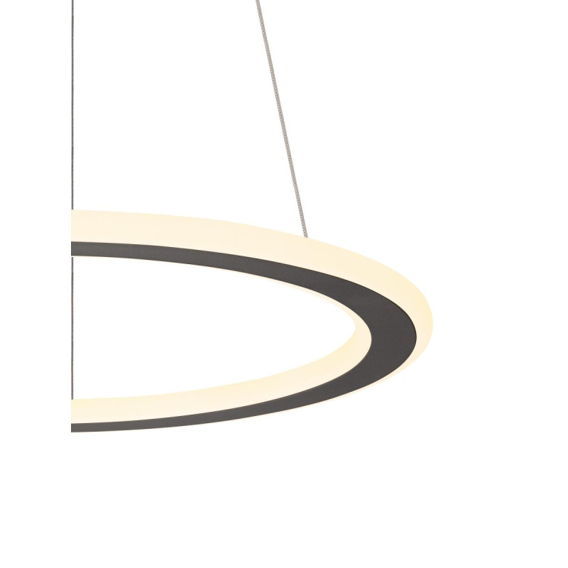 Intérieur ONE FLAT suspension simple L180 cm 2700/3000 K PHASE noir - SLV - 1007855