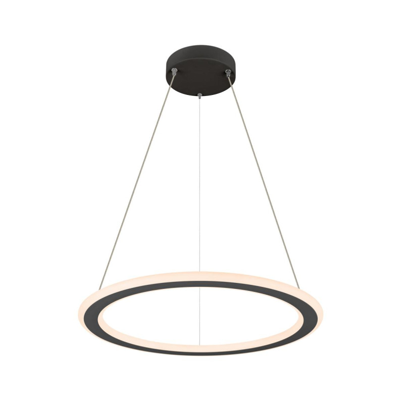 Intérieur ONE FLAT suspension simple L180 cm 2700/3000 K PHASE noir - SLV - 1007855