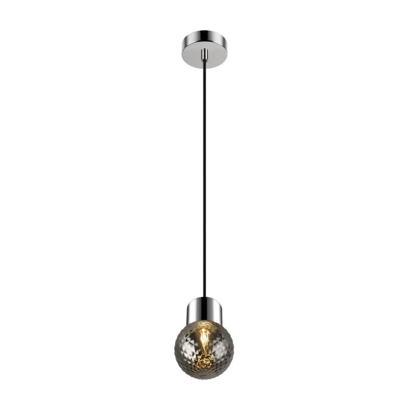 VARYT Abat-jour en verre, aspect diamant fumé - SLV - 1007858