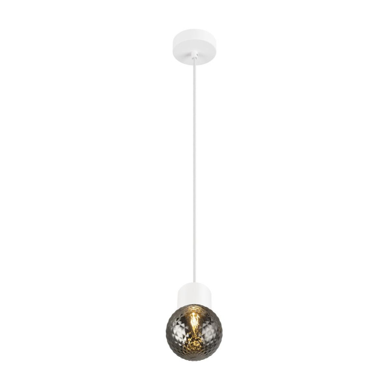 VARYT Abat-jour en verre, aspect diamant fumé - SLV - 1007858