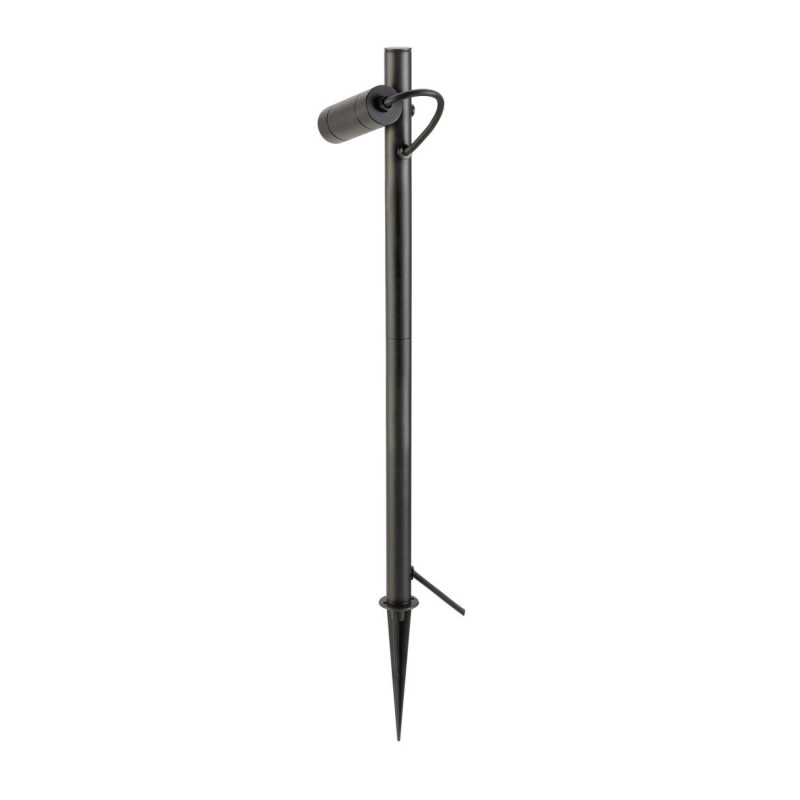 Borne HELIA SLIM Pole extérieur simple noir LED 6W 3000K IP65 bord mer - SLV - 1007868