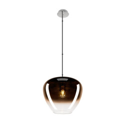 Suspension PANTILO CONVEX 40 intérieur L150 cm E27 40W cuivre - SLV - 1007876