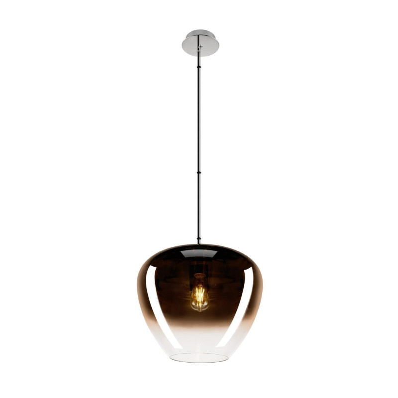 Suspension PANTILO CONVEX 40 intérieur L150 cm E27 40W cuivre - SLV - 1007876