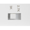 Applique extérieur D-RING S 2700/3000&nbsp;K PHASE IP65 blanc bord de mer - SLV - 1007912