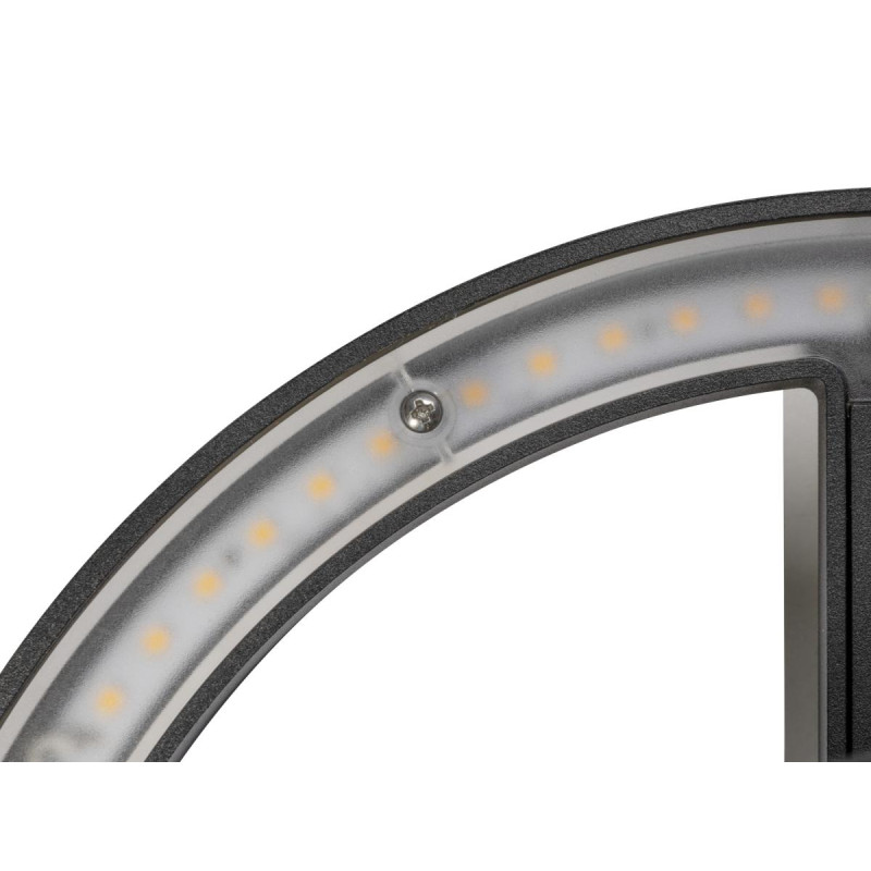 Applique murale Q-RING extérieur Sensor 3000&nbsp;K IP54 noir bord de mer - SLV - 1007916