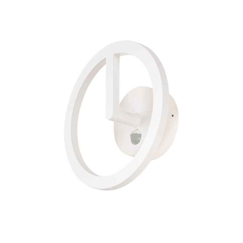 Applique murale Q-RING extérieur Sensor 3000&nbsp;K IP54 blanc bord de mer - SLV - 1007917