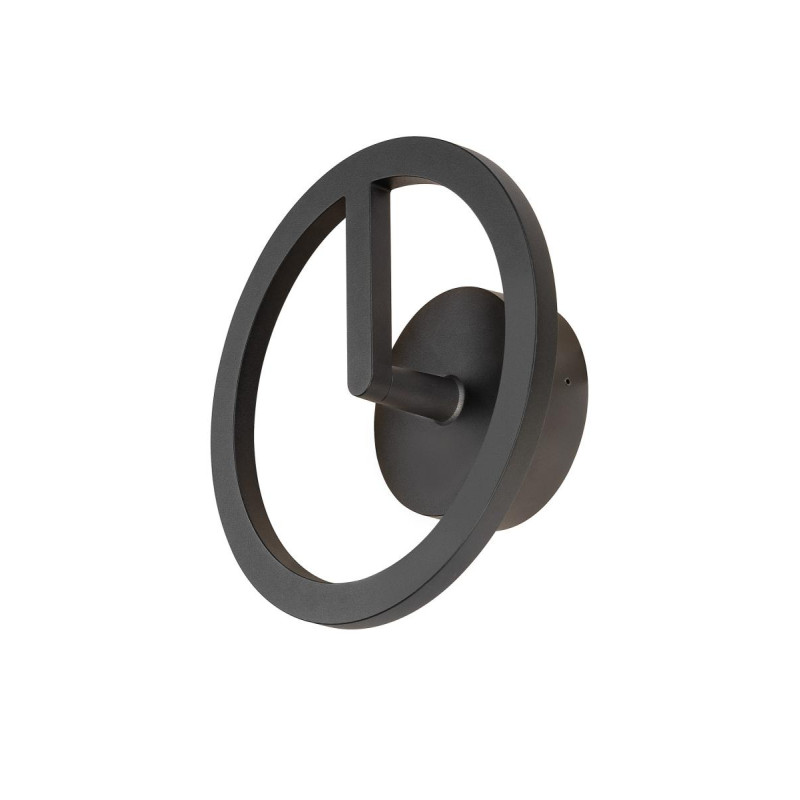 Applique murale Q-RING extérieur 3000&nbsp;K PHASE IP65 noir bord de mer - SLV - 1007918