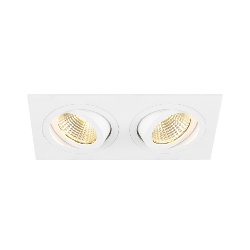 Module LED double NEW TRIA® 155 2700 K 38° PHASE noir - SLV - 1008005