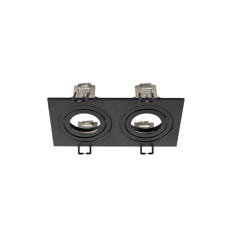 Cadre de montage pour encastré NEW TRIA® 155 double module IP 20 noir - SLV - 1008007