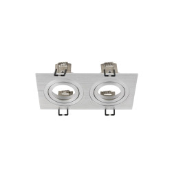 Cadre de montage pour encastré NEW TRIA® 155 double module IP 20 aluminium - SLV - 1008009