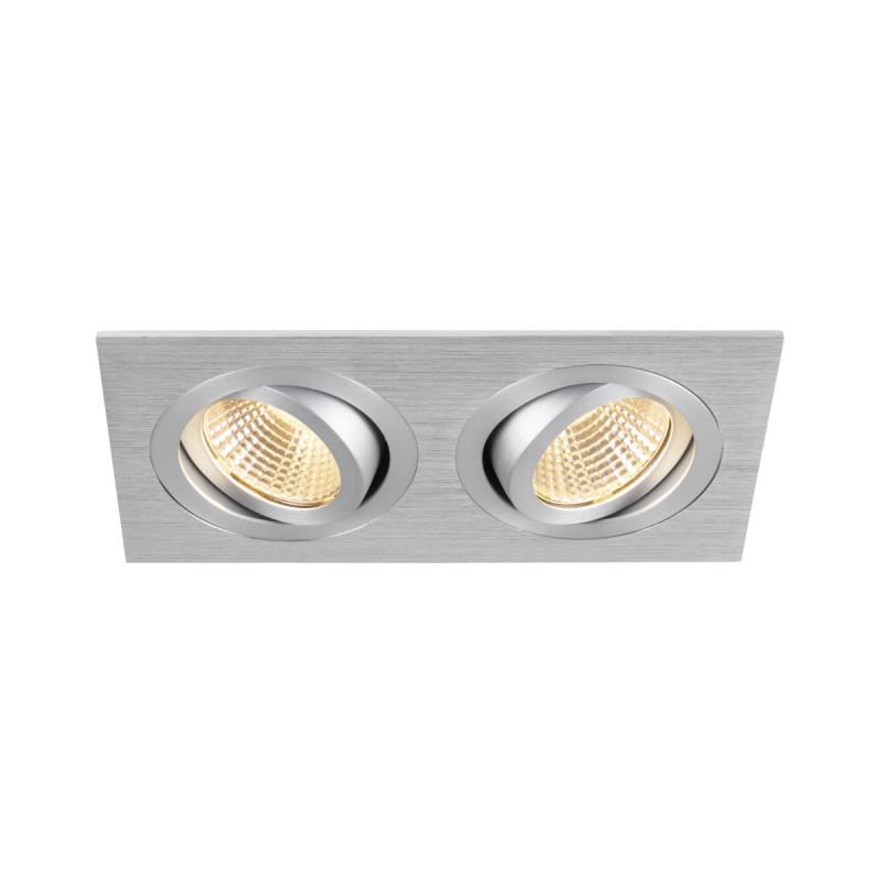 Cadre de montage pour encastré NEW TRIA® 155 double module IP 20 aluminium - SLV - 1008009