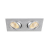 Cadre de montage pour encastré NEW TRIA® 155 double module IP 20 aluminium - SLV - 1008009